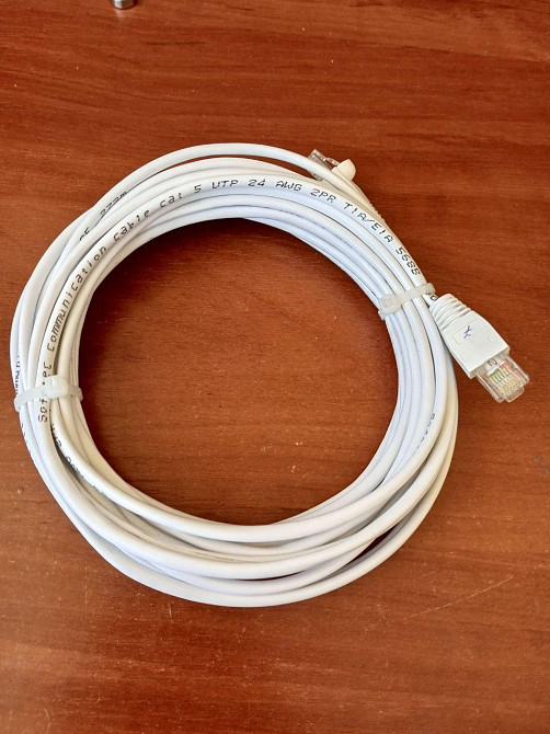 Патч-корд RJ45 7 м білий 8р4с (RJ-45) Полтава - фото 1
