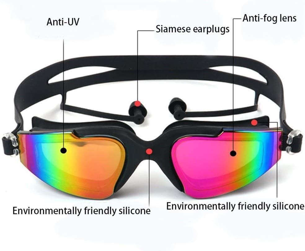 Очки для плавания с берушами и защитой от УФ, черные Киев - изображение 2