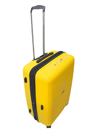 Валіза пластикова AIRTEX 241 середня 68 см жовта Київ - фото 2