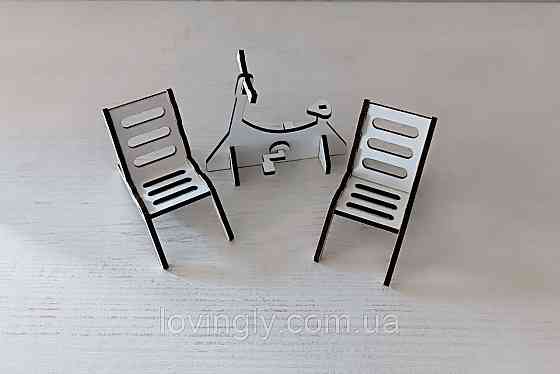 Набір лялькових меблів "Тераса". Ірпінь