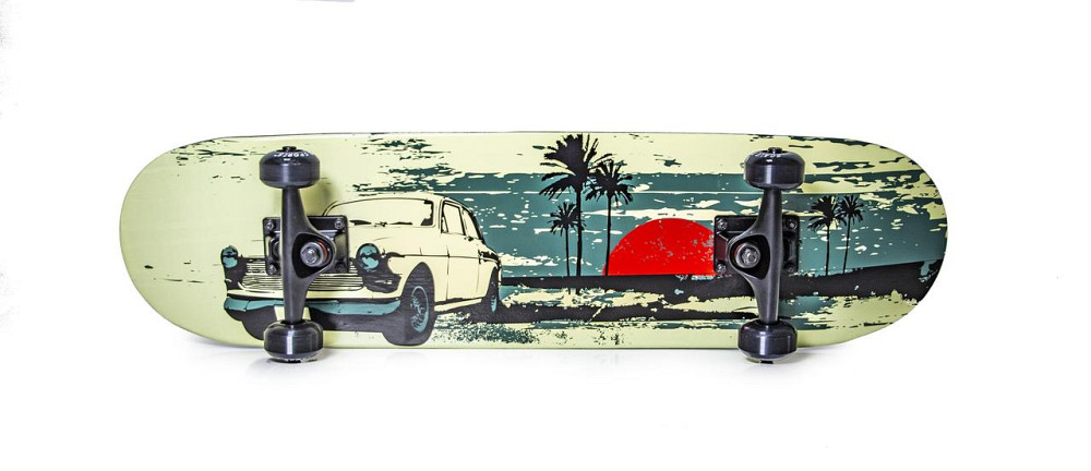 Cкейтборд с защитой Scale Sports "Malibu". Нагрузка до 90 кг Одесса - изображение 3