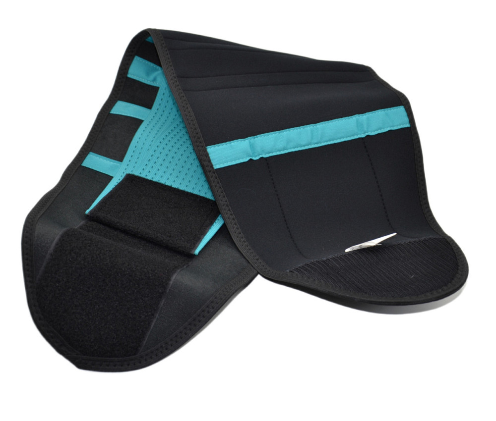 Пояс компресійний MadMax MFA-277 Slimming belt Black/turquoise M Луцк - изображение 8