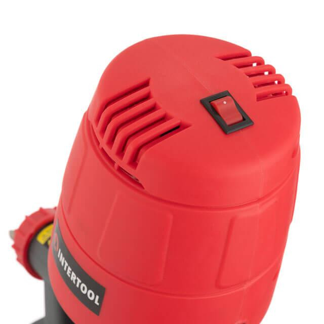 Краскопульт электрический INTERTOOL DT-5045, 0,45 кВт, 200 мл/мин, форсунка 1,5 мм, 1000 мл, 0,35 бар - для дерева, металла, стен Львов - изображение 7
