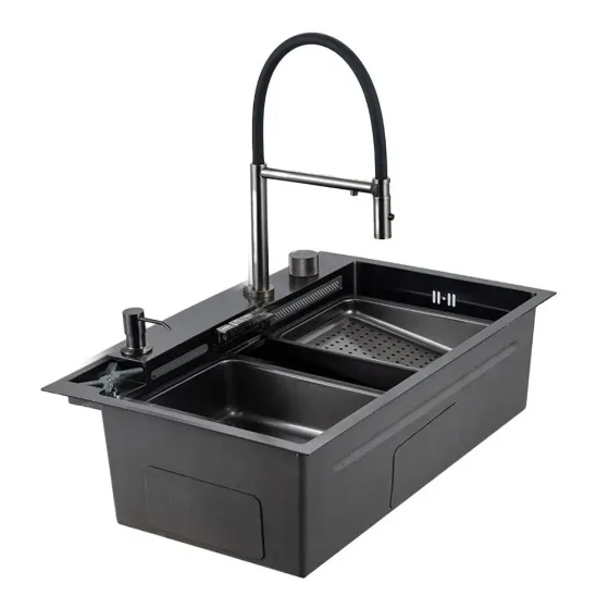 Кухонная мойка GAPPO GS 7547-19 PROFI 750*470 в комплекте со смесителем (3.0/0.8 мм) оружейная сталь Киев
