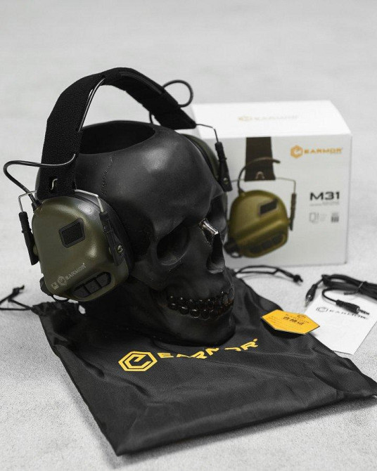 Активні захисні навушники Earmor M31 MOD3 (FG) Olive РН6476 Одеса - фото 1
