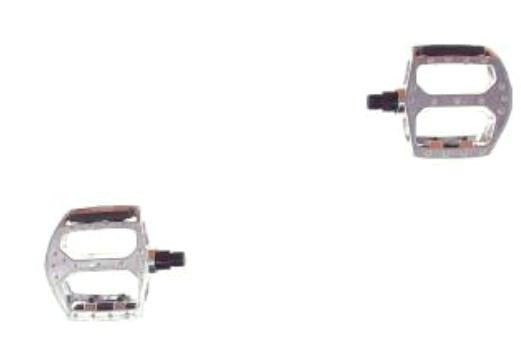 Педали велосипедные горные (с катафотами, алюминий, хром, усиленные) Мукачево - изображение 1