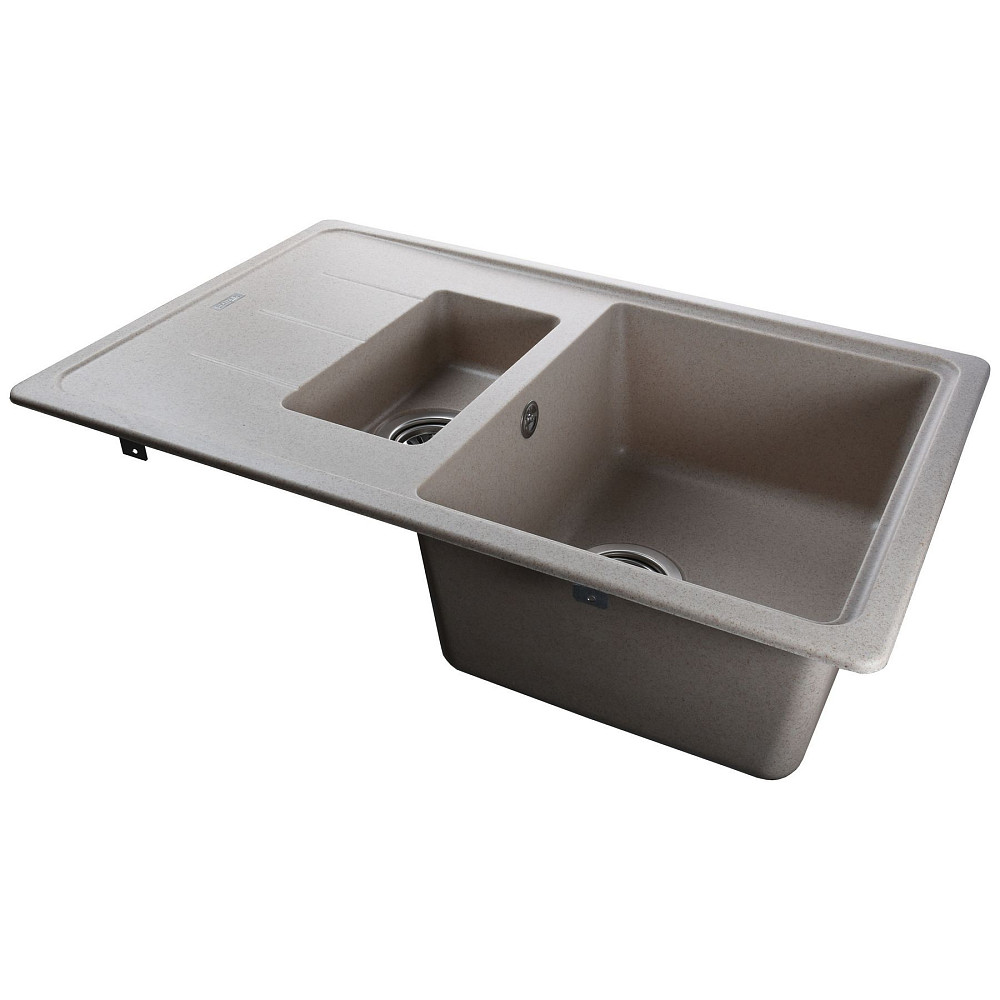 Гранітна мийка Globus Lux IZEO піщаний 780x500мм-А0004 Тернопіль - фото 2