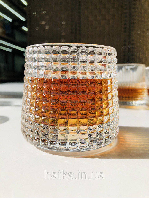 Набір склянок OLens "Артур" 170 мл 6 шт 7х7,5 см товсте скло для дому та ресторанів 102-307 Київ - фото 2