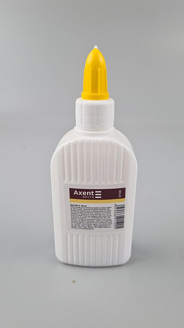 Клей ПВА Axent 100 мл ковпачок-дозатор D7122 (1 шт) Харьков - изображение 1