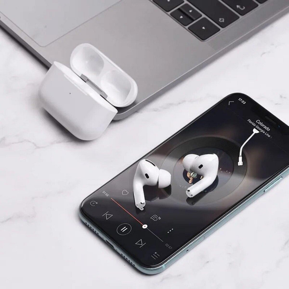 Наушники беспроводные HOCO EW04 Plus Bluetooth, гарнитура, цвет белый 6931474753892 Одесса - изображение 6