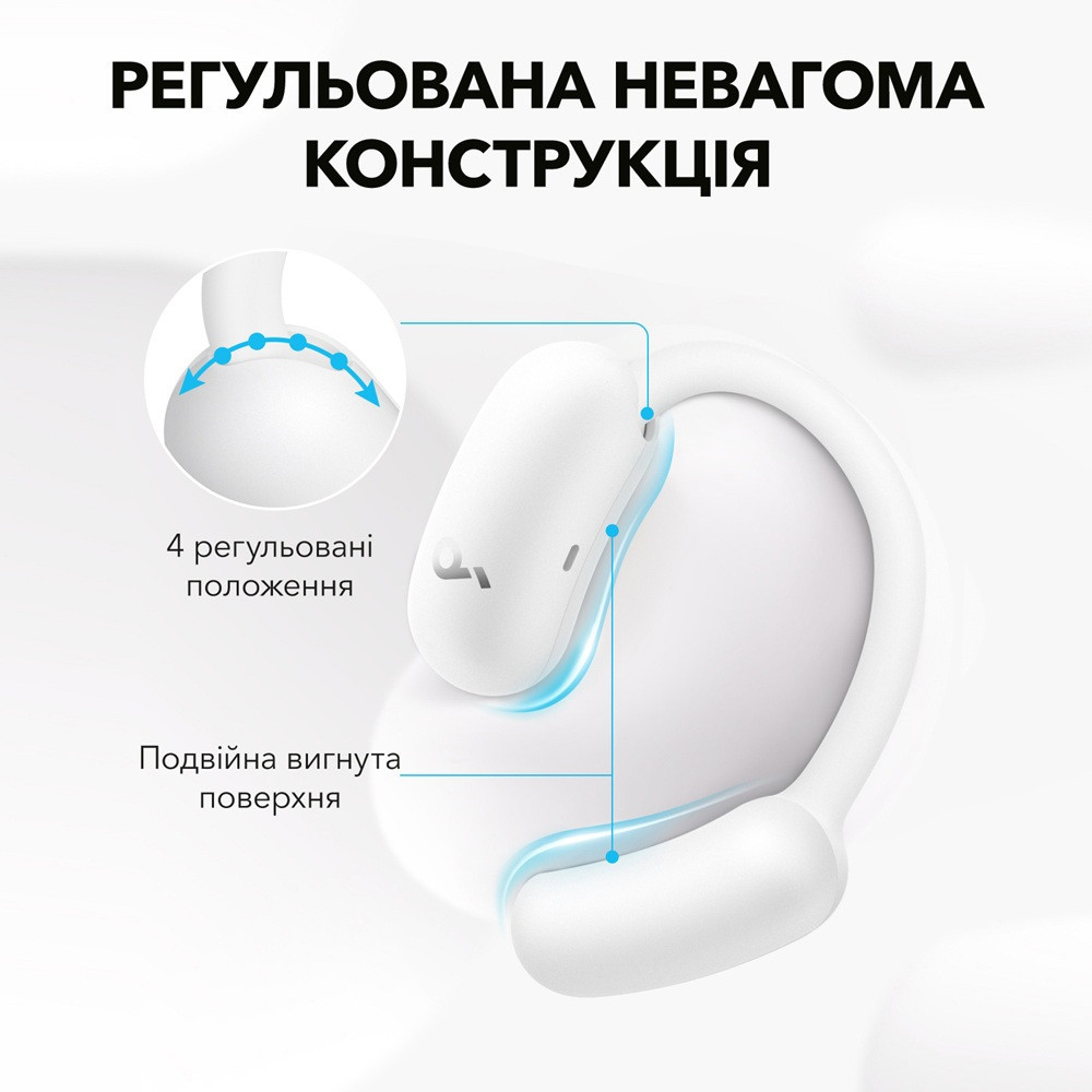 Гарнитура Anker SoundСore AeroFit 2 White (7079358) Киев - изображение 9