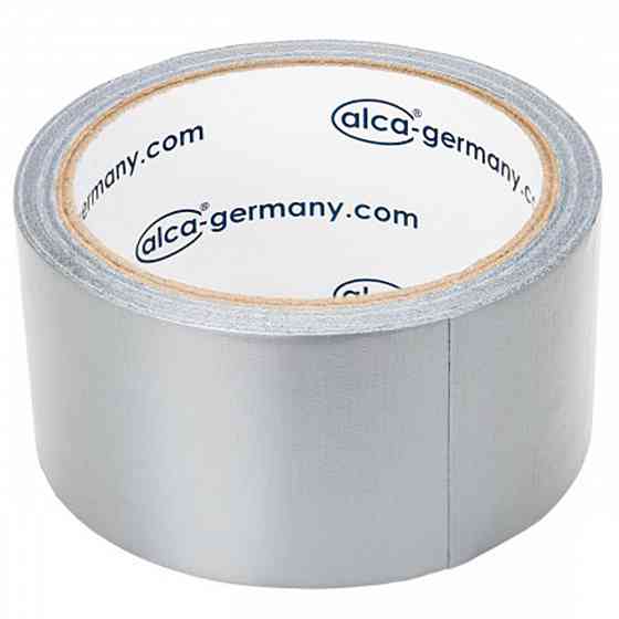 Ізоляційна стрічка (ізолента) "PowerTape" 50мм х 10м 0,2мм срібляста Alca, 554100 Київ