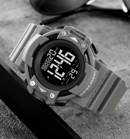 Часы мужские спортивные наручные Skmei 2195 (Серый) Винница