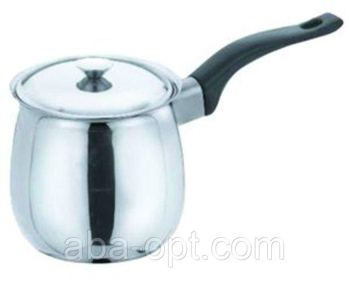 Турка " Конго" нержавіюча з кришкою V 0,7 л ( шт) Одеса - фото 1