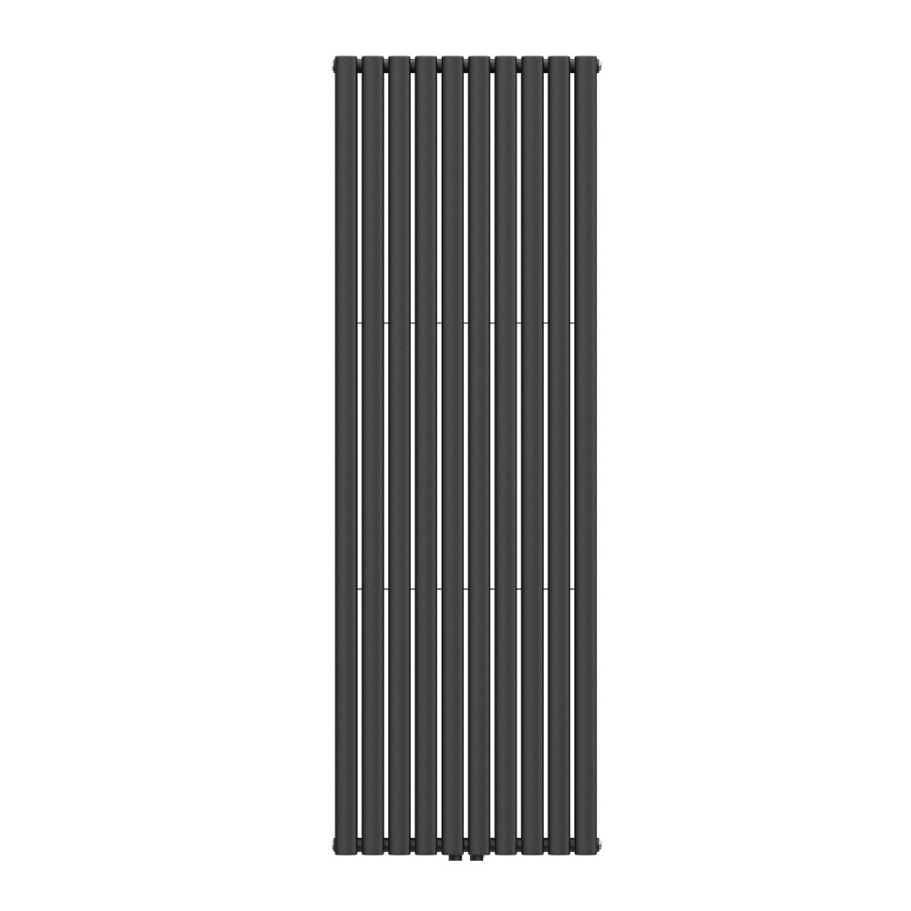 Вертикальный радиатор Ellipse Double  600х1800-10 (50 мм), anticor, черный муар Киев - изображение 1