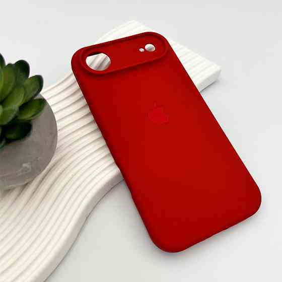 Чохол для смартфона Silicone Full Case AA Camera Protect for Apple iPhone 17 Air 20,China Red Київ