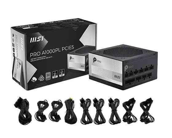 Блок живлення MSI PRO A1000PL PCIE5 1000W ( 19188 ) Харків