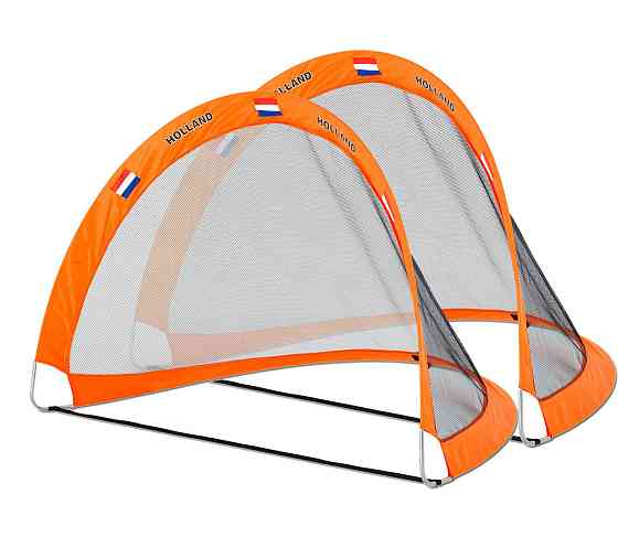 Футбольні ворота Exit Flex 120 х 80 см 2 шт помаранчеві Київ