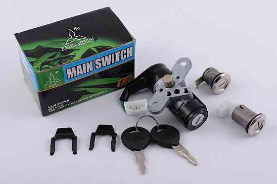 Замок зажигания (комплект) скутер Хонда Дио Live AF34/35 (с косым креплением) Мукачево