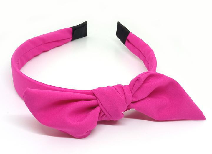 Обруч бант на голову малиновий Київ - фото 1