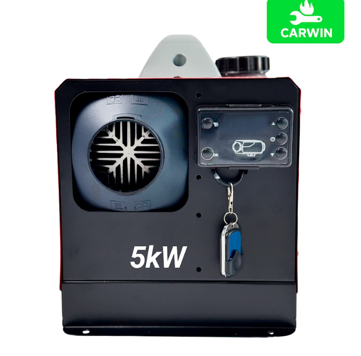 Автономний дизельний обігрівач (Webasto) CARWIN 5 кВт (12В/24В/220В) з LCD-дисплеєм та пультом ДК Київ - фото 4