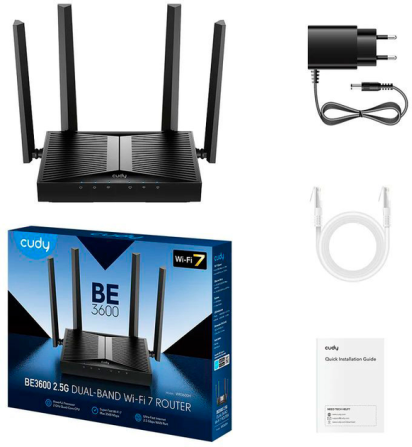 Маршрутизатор дводіапазонний Cudy WR3600H 2.5G Wi-Fi 7 Mesh Вінниця - фото 3