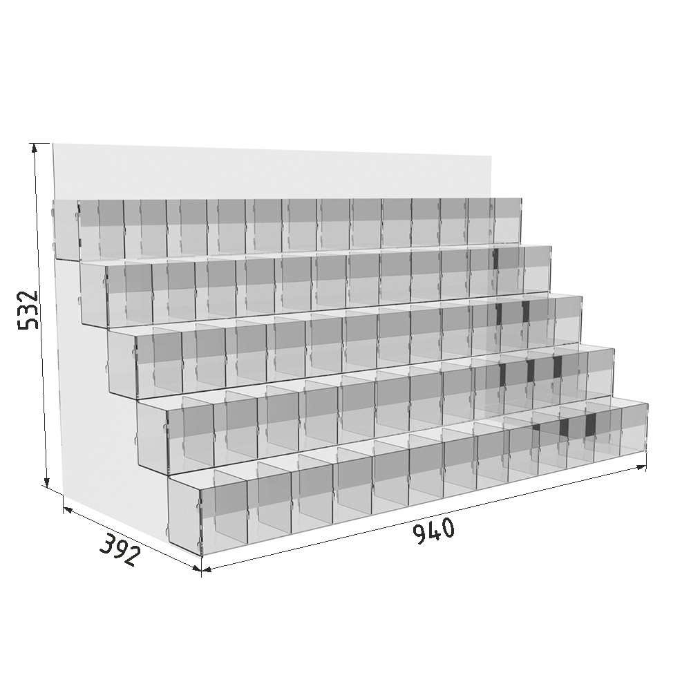 Подставка EKOSTAR для ручек и карандашей 65 ячеек Киев - изображение 4