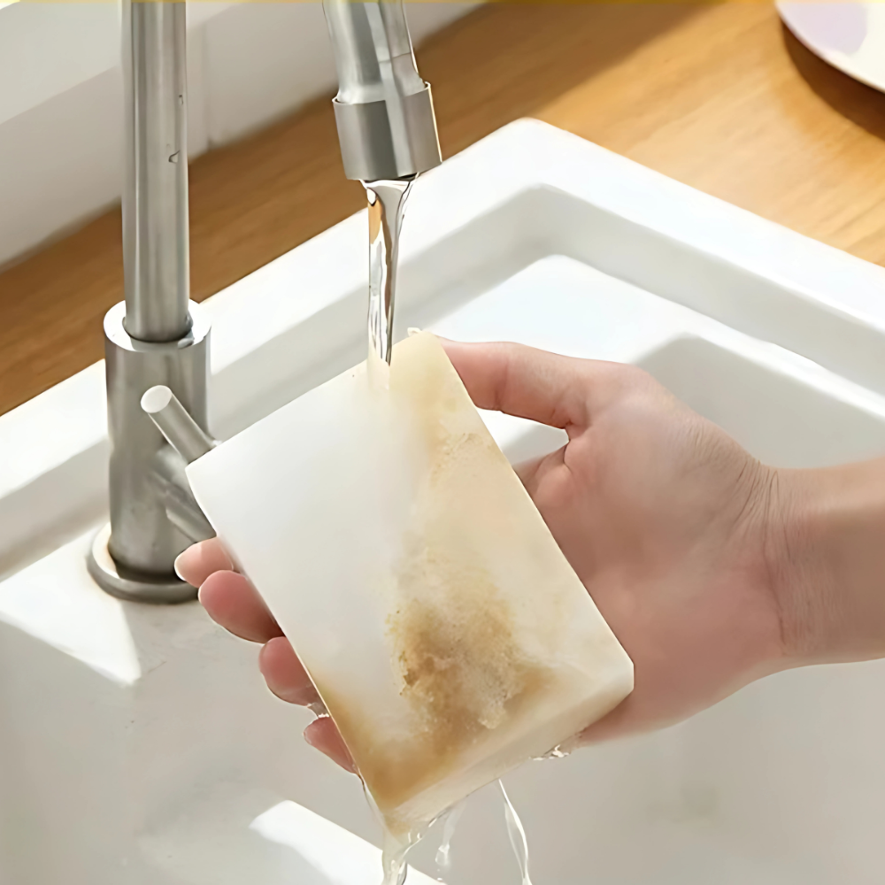 Набор меламиновых губок для чистки и уборки, для посуды, для мебели, раковины, мочалки для дома, кухни, ванной 25 шт. Каменец-Подольский - изображение 8