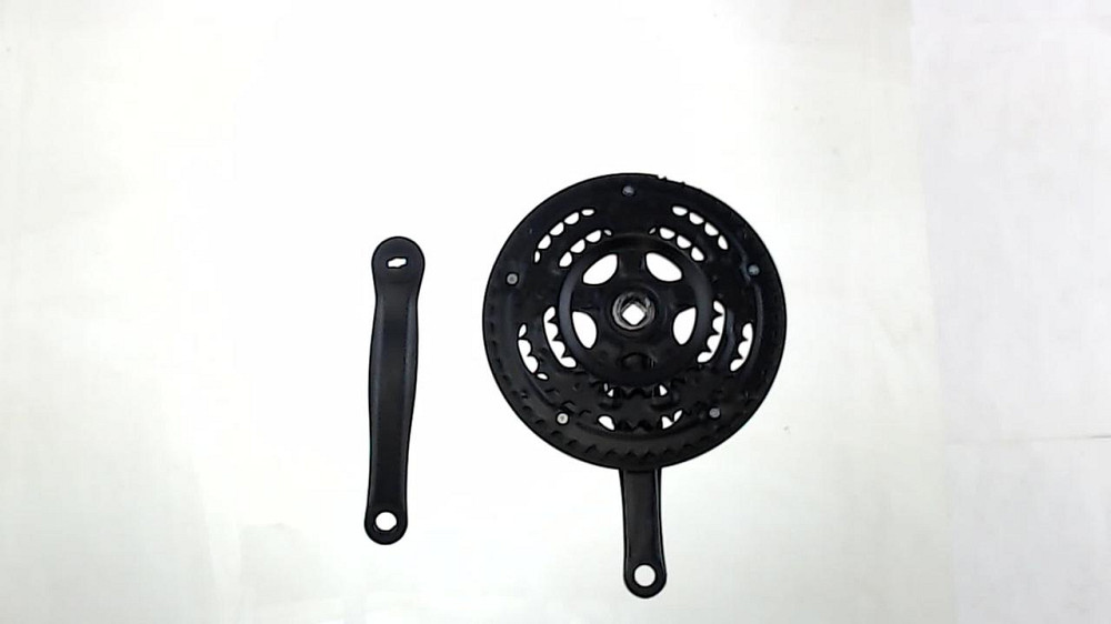 Звезды велосипедные (передние) 28/38/48T (+2 шатуна L- 17 см, квадрат, черные, с защитой) Мукачево - изображение 1