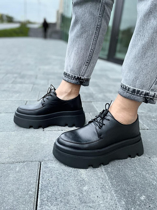 Nivelle Туфлі жіночі NIVELLE 2138/Соня-6 чорні (весна-осінь, шкіра натуральна) (4769) лише 37р. Коломия - фото 1