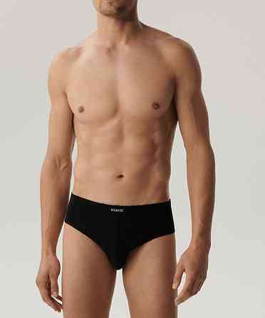 Трусы мужские классика черные Atlantic Basic 3BMP-006 M Киев