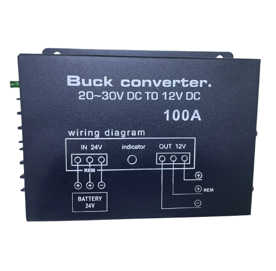 Перетворювач автомобільної напруги DC24-12 100A Вінниця - фото 2