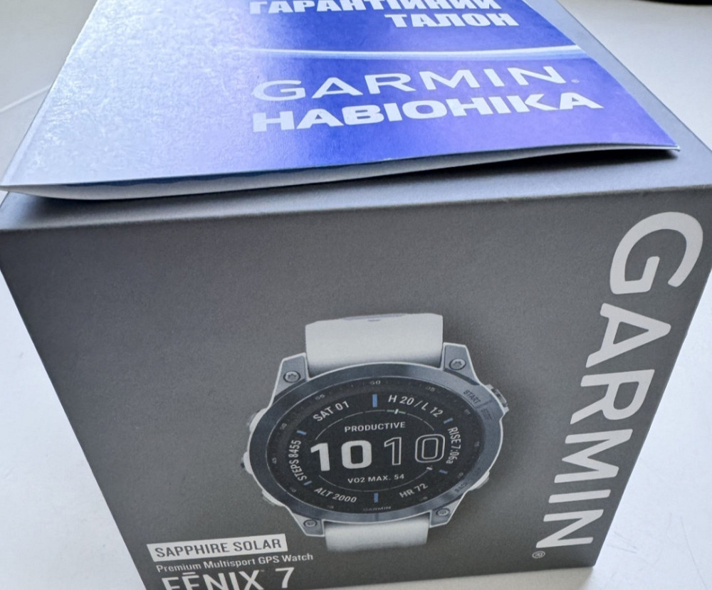 Смарт-Часи Garmin Fenix 7 Sapphire Solar Київ - фото 6