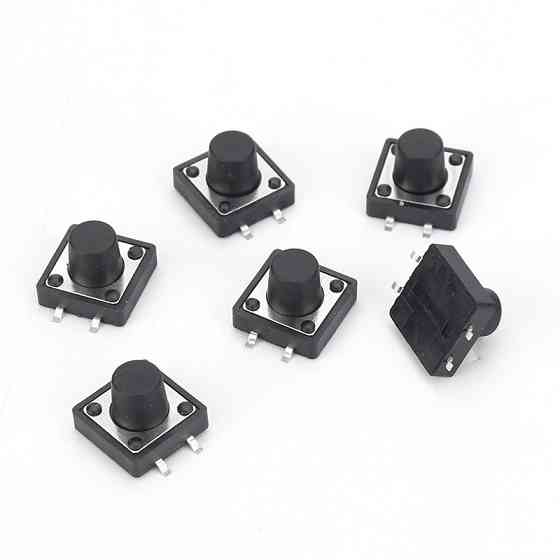 Кнопка тактовая 12x12 мм, 100 шт, радиодетали Киев