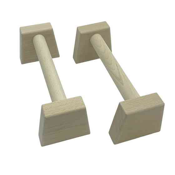 Паралетси, упори для віджимання дерев'яні Wood Gym Push Up NE-WD-30 з бука 30 см 2 шт Вінниця