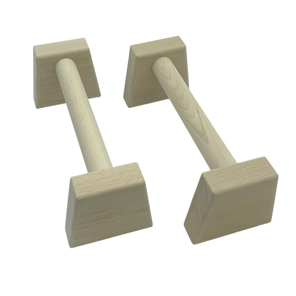 Паралетси, упори для віджимання дерев'яні Wood Gym Push Up NE-WD-30 з бука 30 см 2 шт Вінниця - фото 1