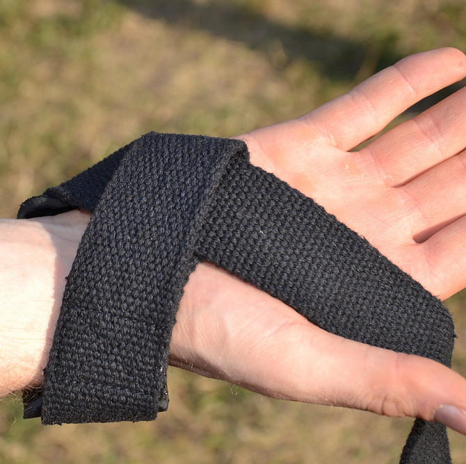 Лямки для тяги Power System PS-3400 Power Straps Black/Red Кам'янське - фото 8