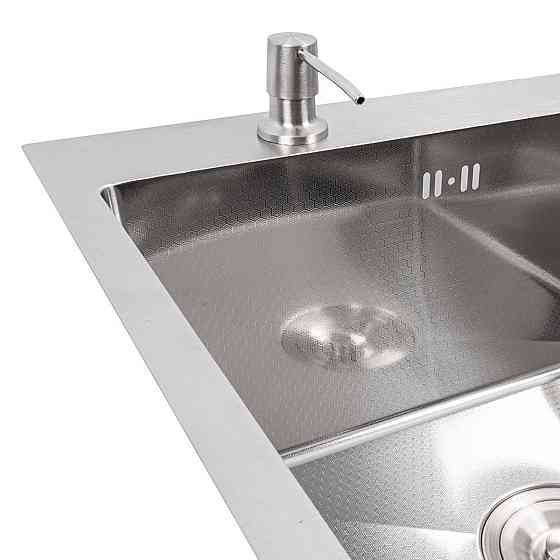 CM 78*50 L DÉCOR Мийка нержавійка Valeso Handmade (3.0/0.8) Коломыя