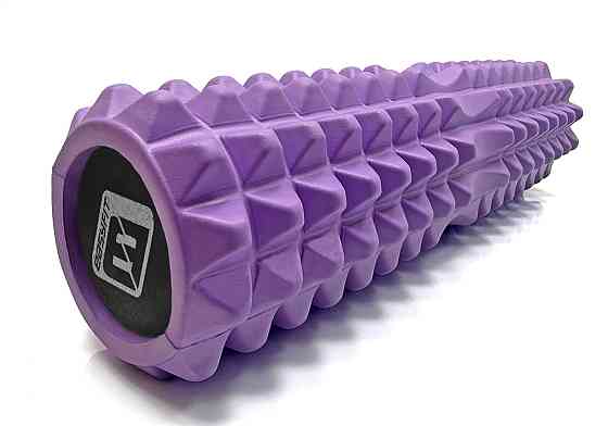 EasyFit Масажний ролик EasyFit Solid Grid Roller 45 см v.2.2s фіолетовий Коломыя