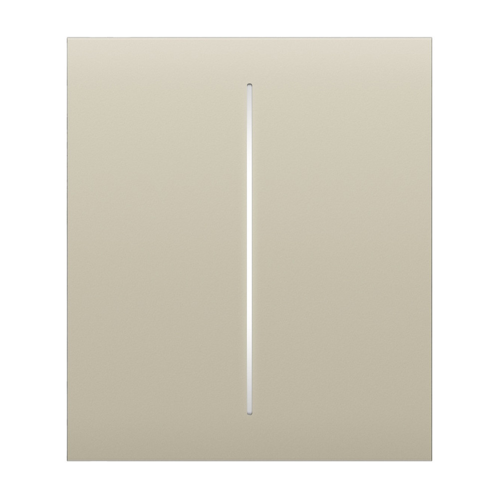 Кнопка Ajax CenterButton (2-gang) ivory для двоклавішного вимикача Київ - фото 1