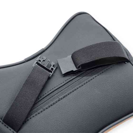 Подушки для шиї на підголівник (2шт) чісті elegant з ефектом пам'яті, велюр чорні Мукачево