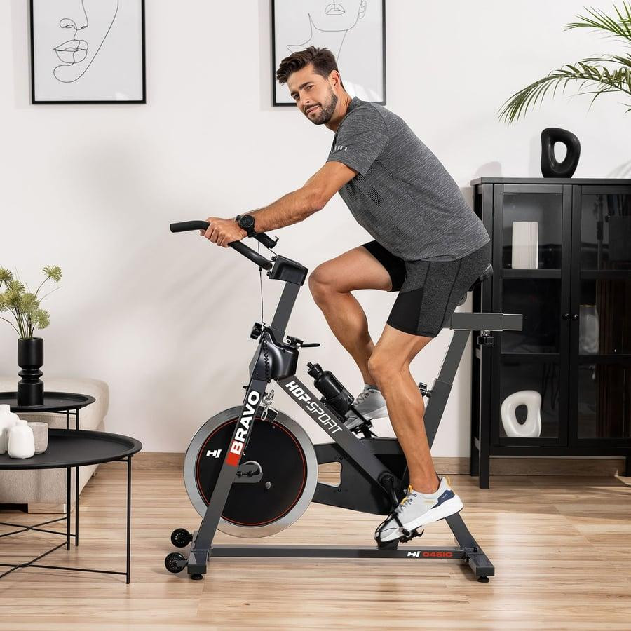 Спинбайнайк Hop-Sport HS-045IC Bravo черный Киев - изображение 3