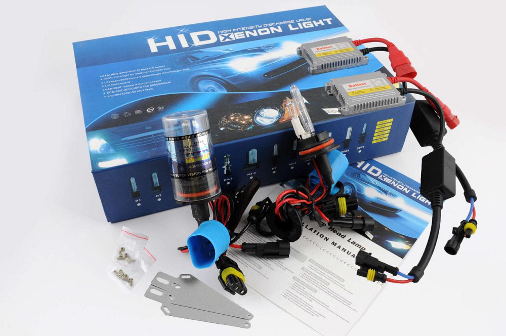 Ксенон (авто) HB1 (9004) AC 6000K 35W (галоген) slim (арт:82) Мукачево - фото 1