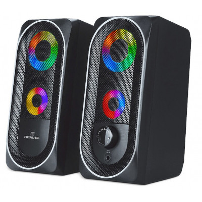 Акустична система REAL-EL S-110 USB Black Вінниця - фото 2