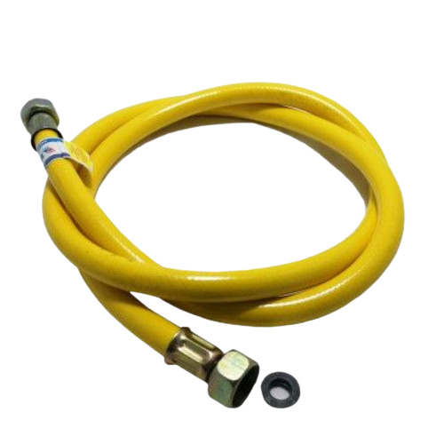 Рукав газовий 1,2м для підключення приладів до газової системи гайка/гайка жовтий Waterstal Житомир - фото 3