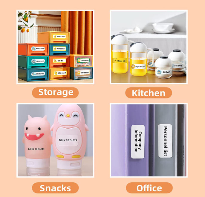 Термопринтер для друку наклейок NIIMBOT D110 (Білий) Миколаїв - фото 7