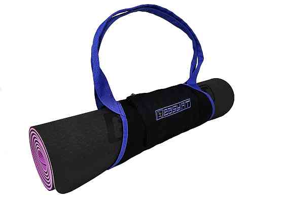 Сумка-переноска EasyFit для йога-килимка Синя Коломыя
