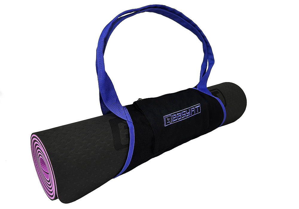 Сумка-переноска EasyFit для йога-килимка Синя Коломыя - изображение 2