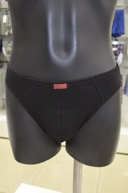 Труси чоловічі бавовна чорний Спорт (2 шт.) Lans 03/005 XXL Київ - фото 1