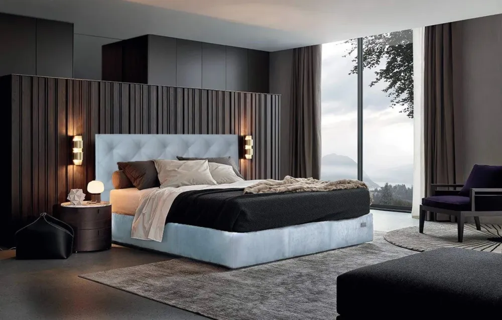 Кровать Двуспальная Bristol Standart 180 х 190 см Missoni 022 Сиреневый Киев - изображение 5